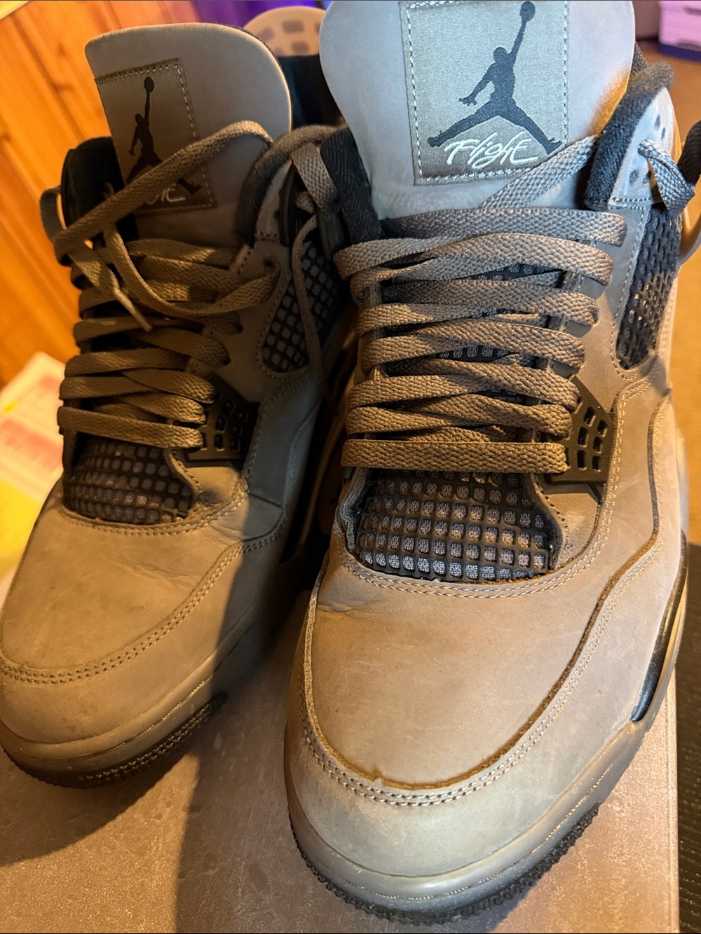 Jordan Men’s Sneakers in Brown and Black Cave Stone